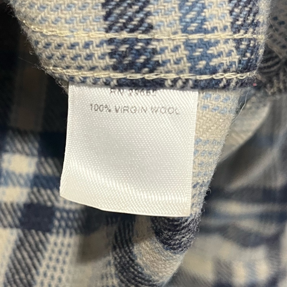Pendleton Plaid Button Down Wool Shirt - image 3